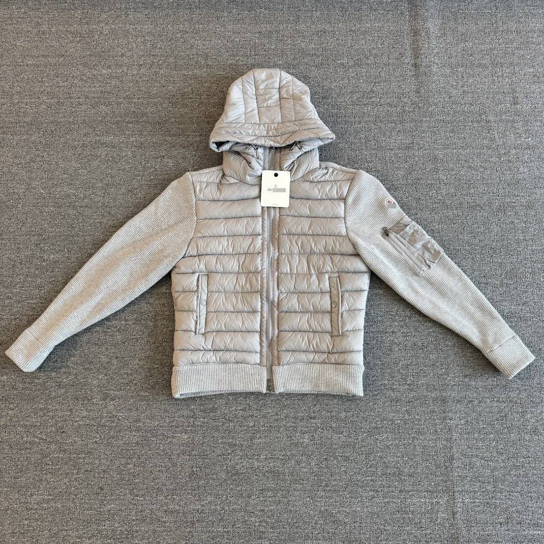 MONCLER 2026 Doudoune matelassée hybride à manches en maille pour homme, manteau court à capuche idéal pour les déplacements urbains et les acti