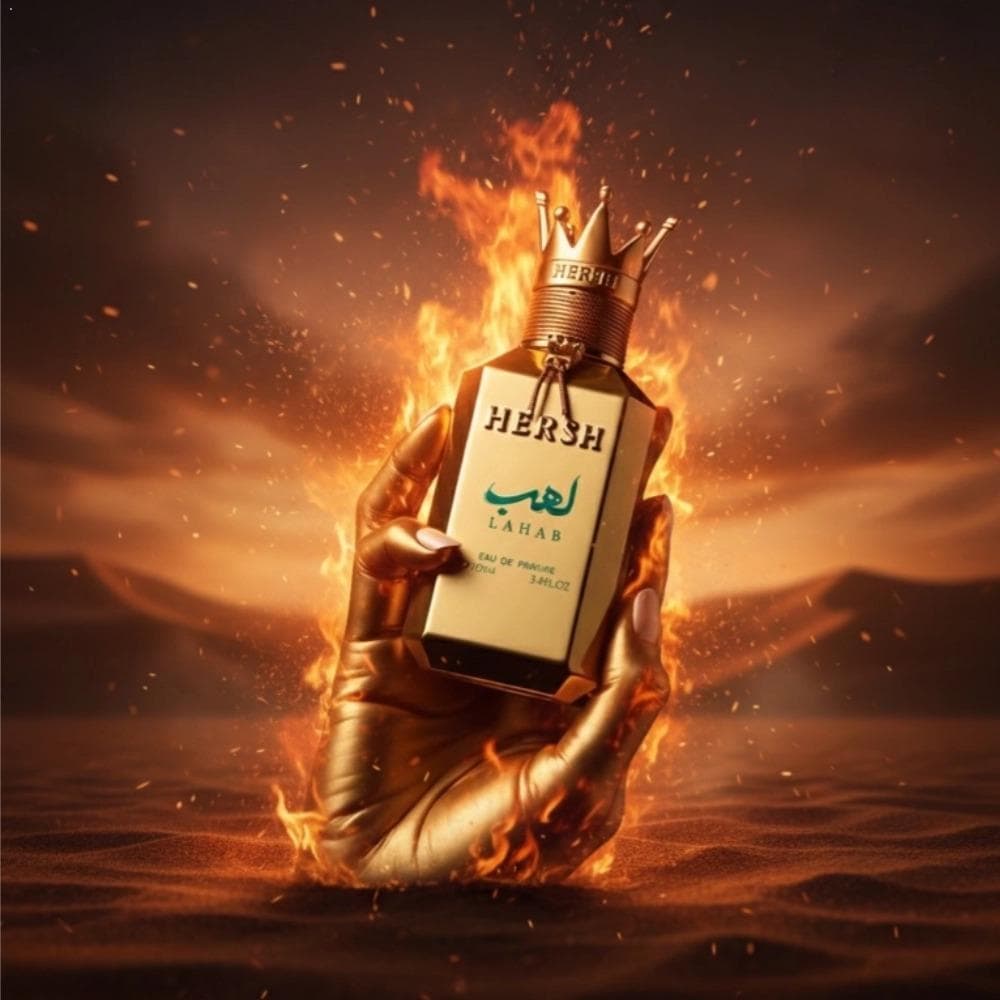 Hersh Lahab Crown Perfume Unisex LongLasting Spicy Woody Scent Arabic Oud EDP Luxury Middle Eastern Eau De Parfum