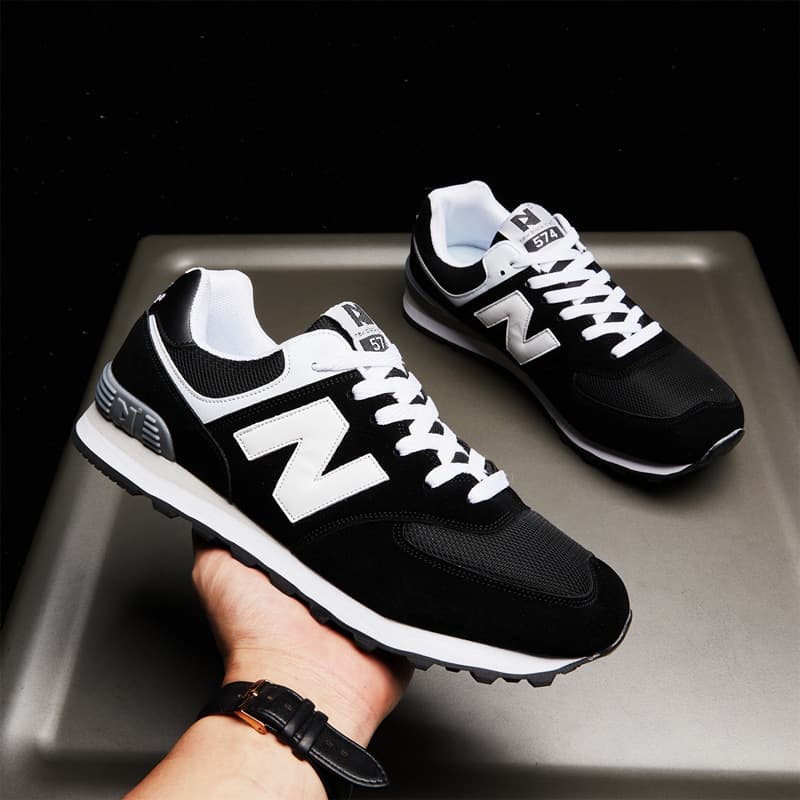 Printemps et automne mesh chaussures de course rétro explosives respirantes chaussures de sport 574 chaussures plates en forme de n chaussures de sp