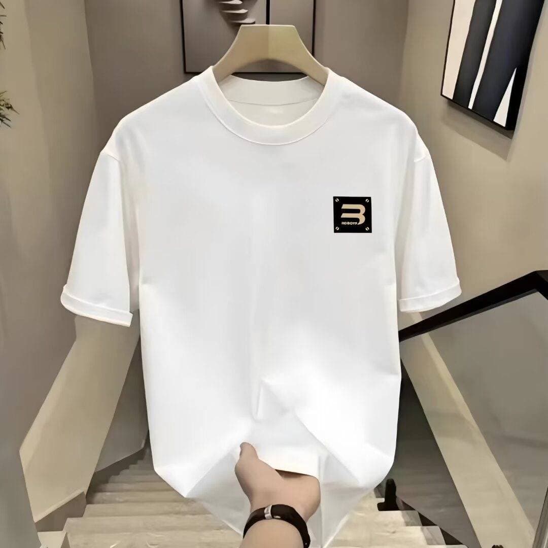 2024Men's high-quality round-neck pullover short-sleeved t-shirt