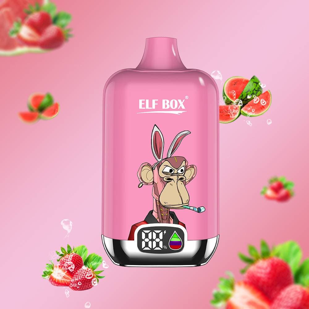 1 PCS ELF BOX Digital Box 12000 Puff 12k avec écran LED Vape jetable