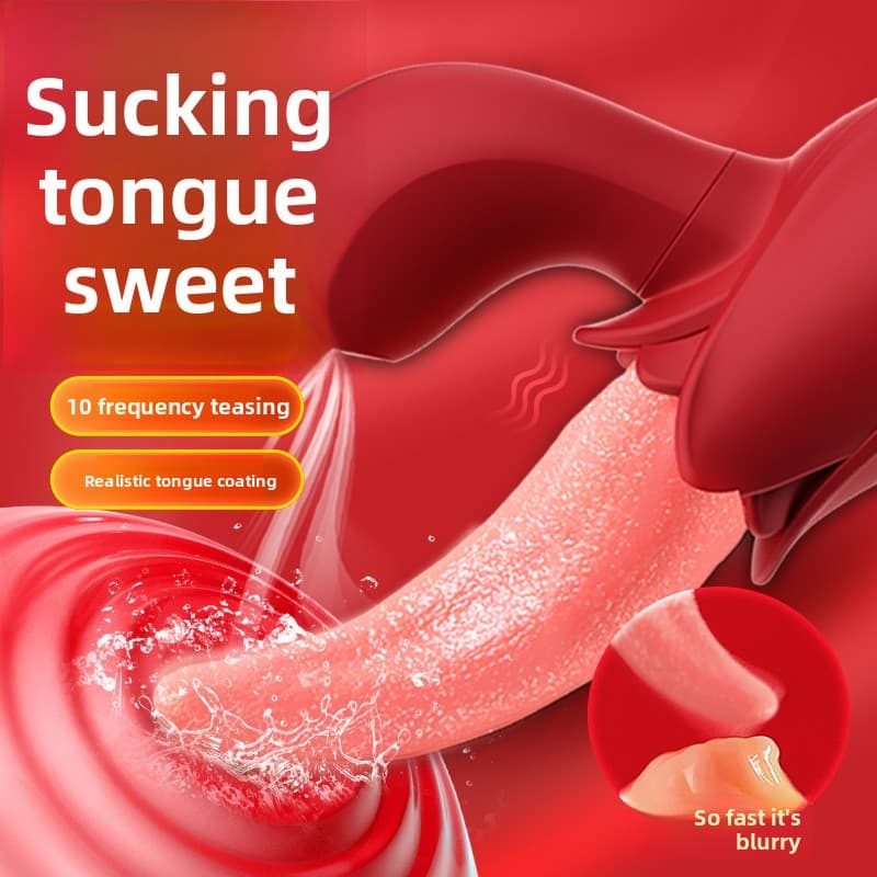 Mystery Dance Love Song Tongue Licking Vibrator Sex Toy Female Masturbation Device Dildo Massager 80/Box