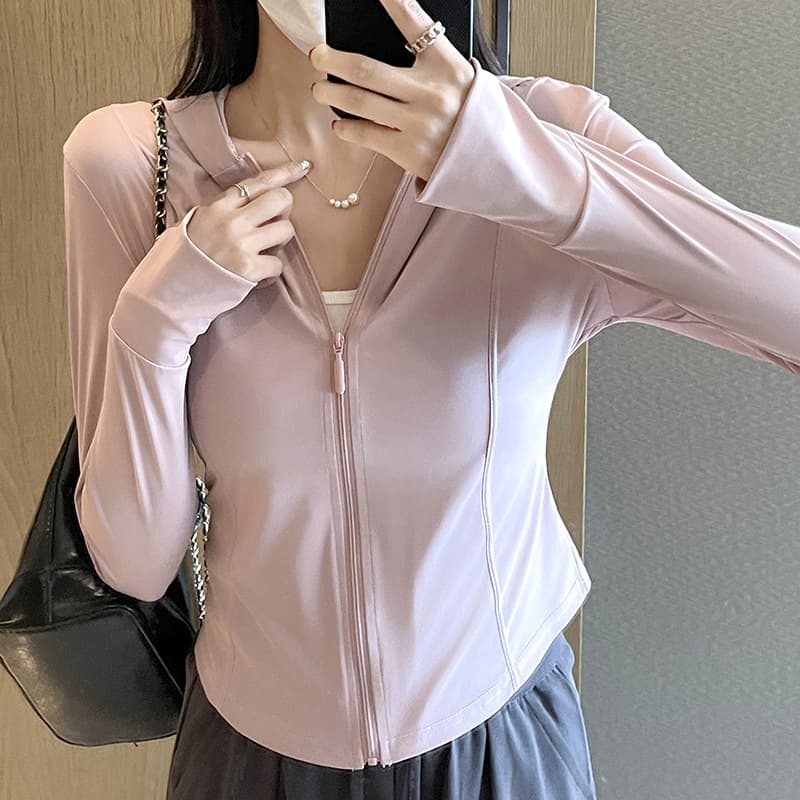 UPF 40+ Women's Sun Protection Jacket – Cooling Lightweight Hoodie With Long Sleeves (9 Colors, S-XXL)