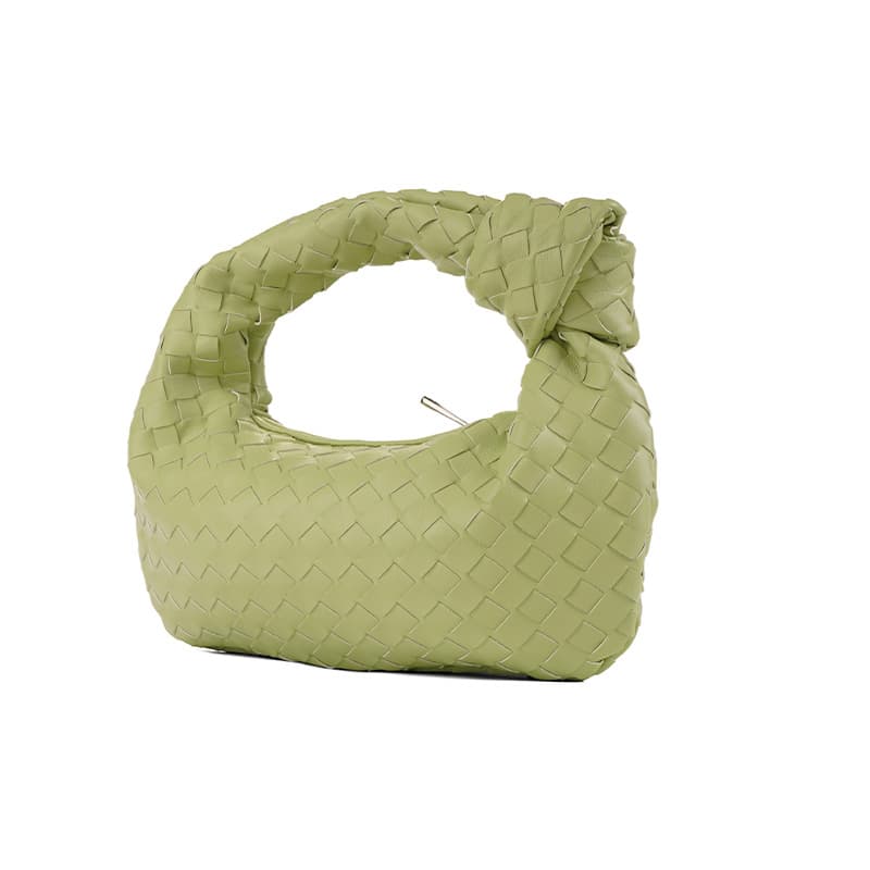 Sac à main tissé, petit pain rond en forme de nuage
