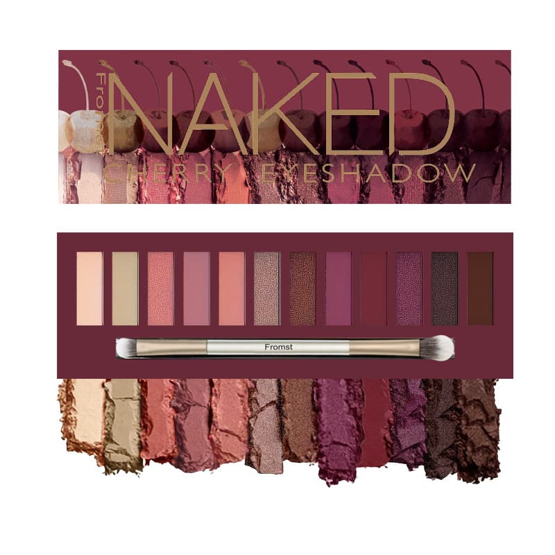 12 Color Eyeshadow Makeup Palette, Naked Nude Eye Shadow, Neutral Matte Shimmer Make Up