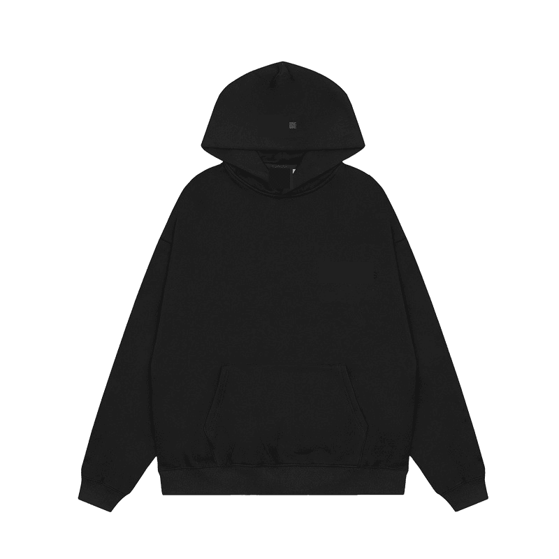 Veste à capuche floquée en velours pour homme, double ligne, marque américaine tendance