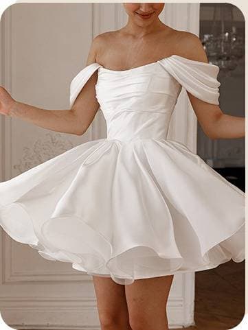 New One Shoulder Prom Evening Dress 2025 Summer Short Pleated Strapless Party Adult Dress