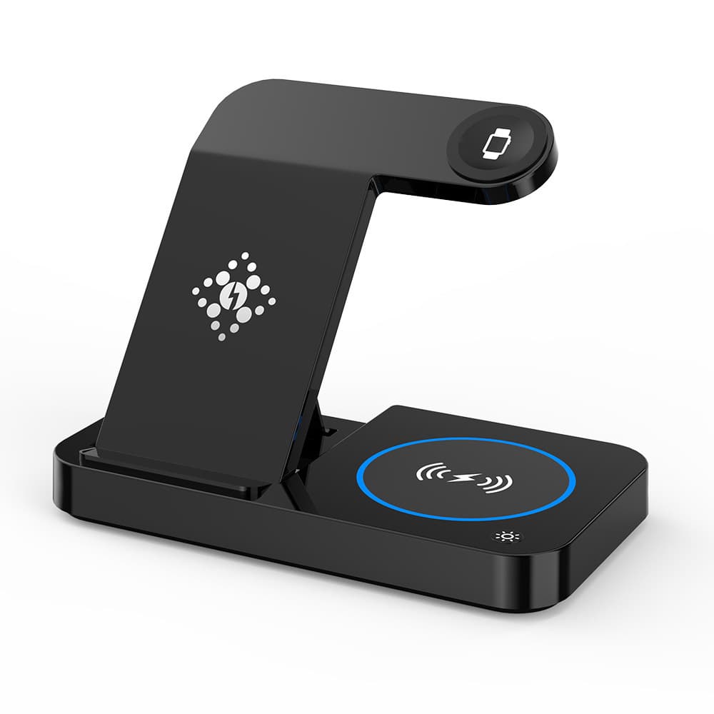 4 In 1 Folding Mobile Phone Watch Earphone Wireless Charging