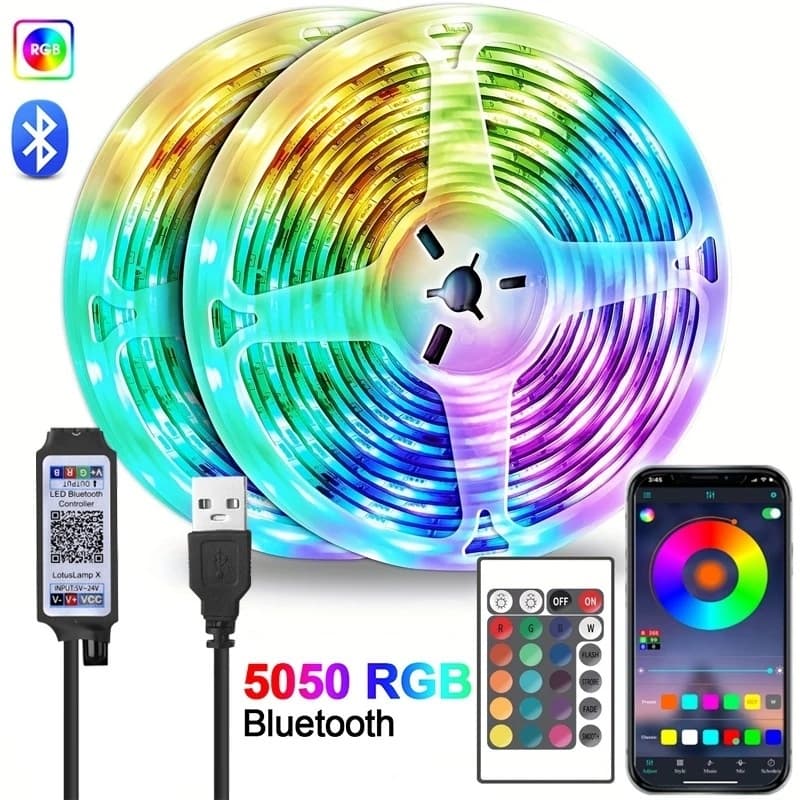 led light strip 5050RGB light strip 5v low voltage led light strip led strip self-adhesive USB TV background atmosphere light strip