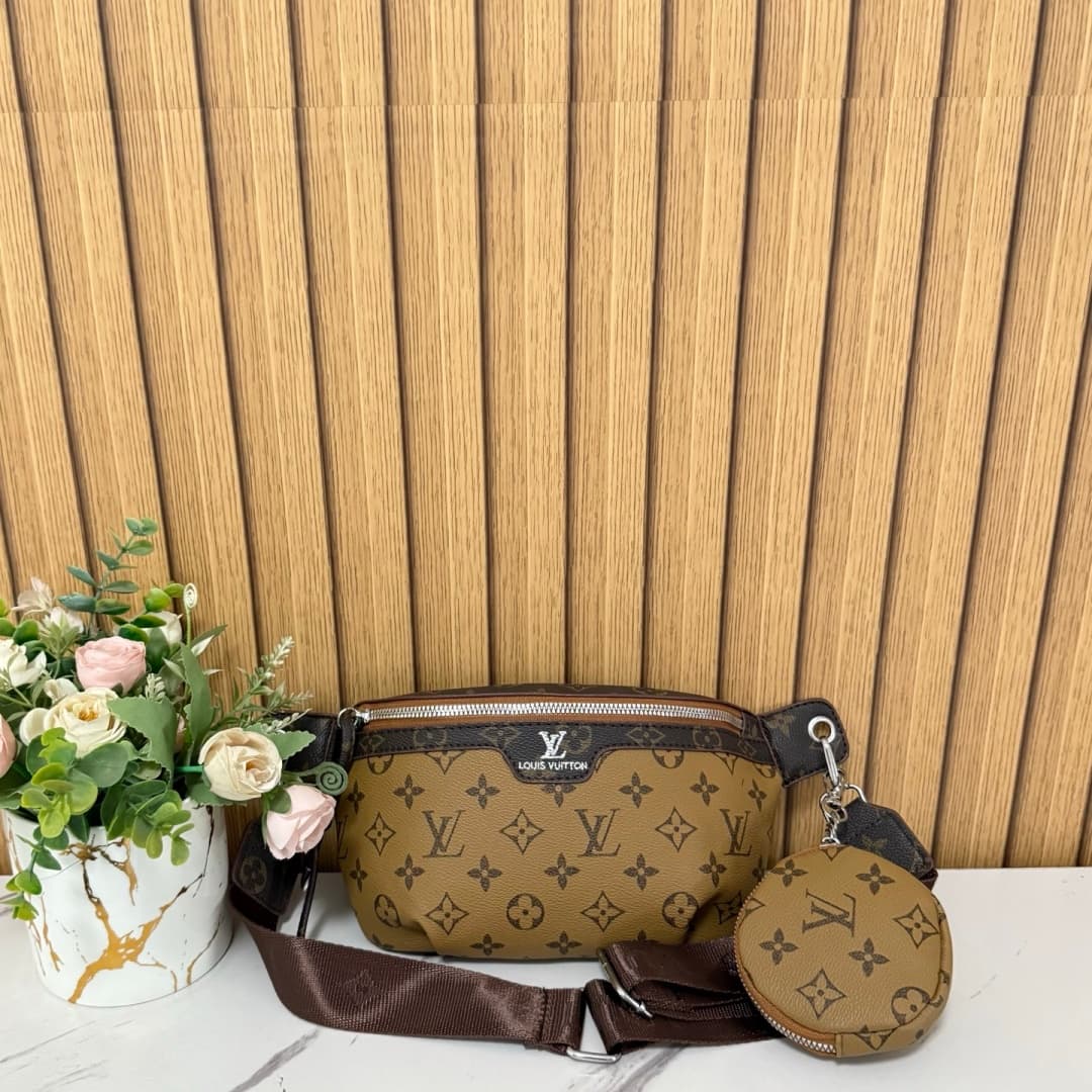 Nouveauté 2026 : Sac banane classique monogrammé pour femme - Sac banane tendance et décontracté, idéal pour les trajets quotidiens et le quotid
