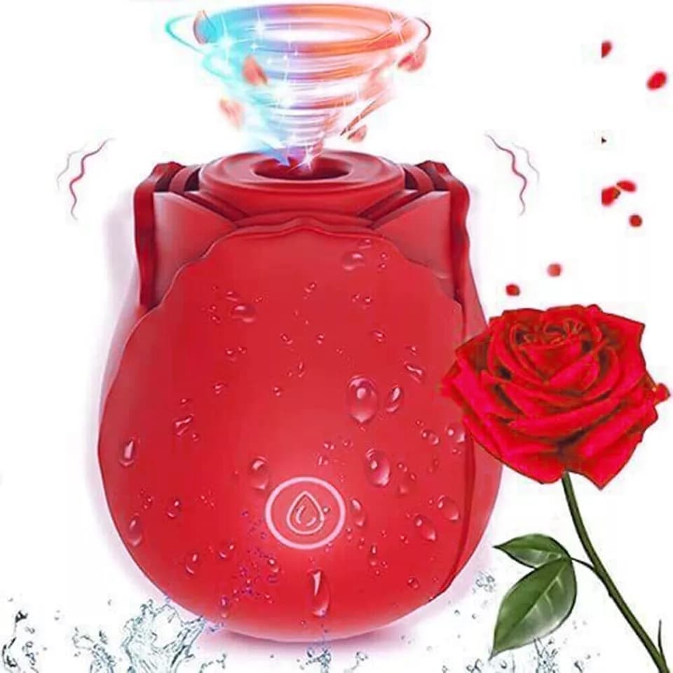 Vibrateur à succion Rose Suker 10 vitesses, gode stimulant le point G et le clitoris, jouet sexuel féminin rechargeable par USB, mini masseur en fo