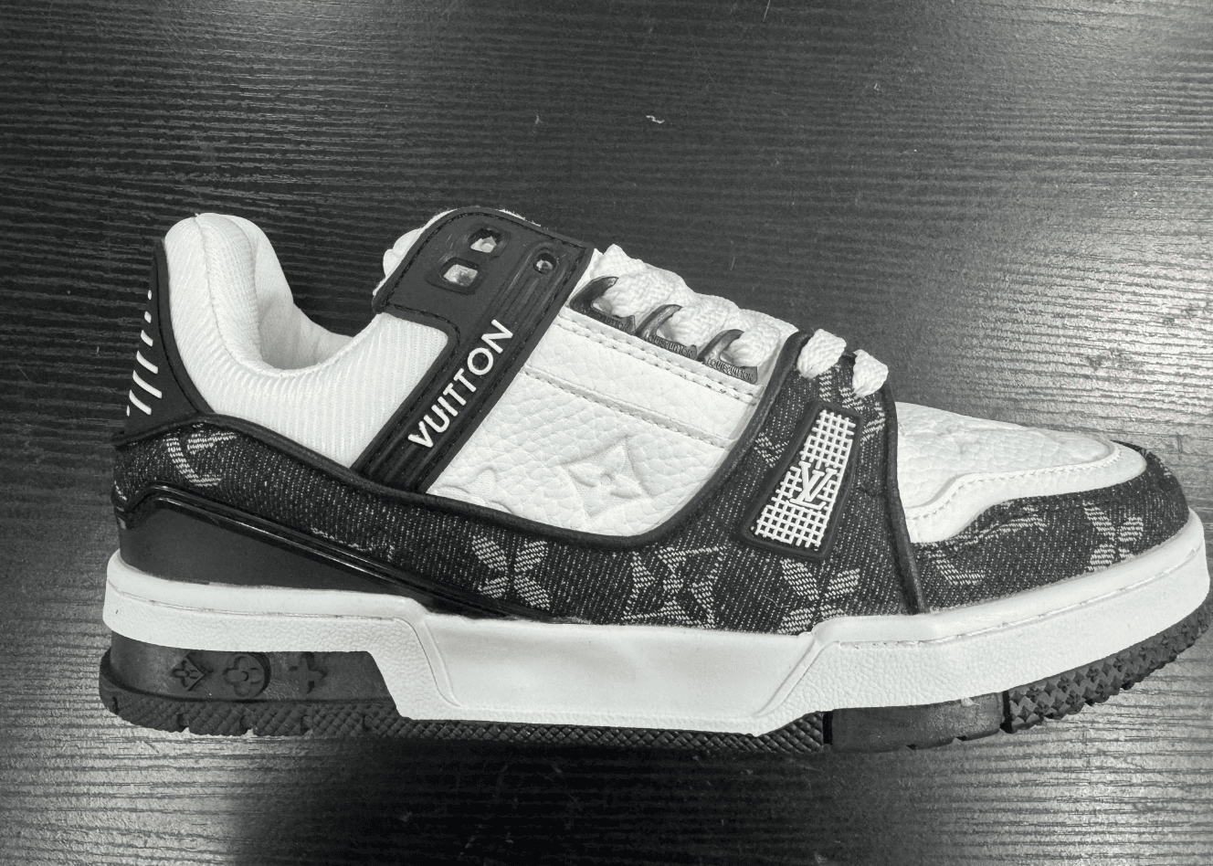 Designer plat Sneaker formateur chaussures décontractées Denim toile cuir blanc vert rouge bleu lettre plate-forme de mode hommes femmes baskets ba