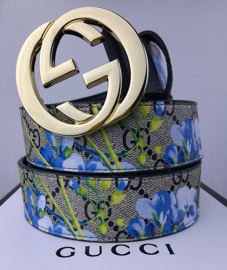 GUCCI,gg, Bracelet plat avec motif à carreaux classique unisexe, design de boucle tridimensionnelle polyvalent à cinq couleurs vintage sans boîte