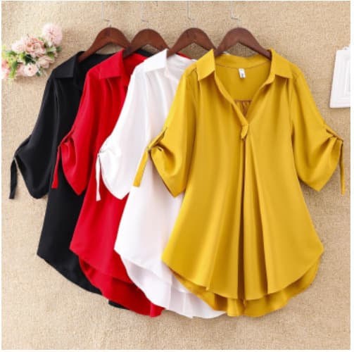 Women's Summer New Large Size Loose Waist Slimming Tops For Women