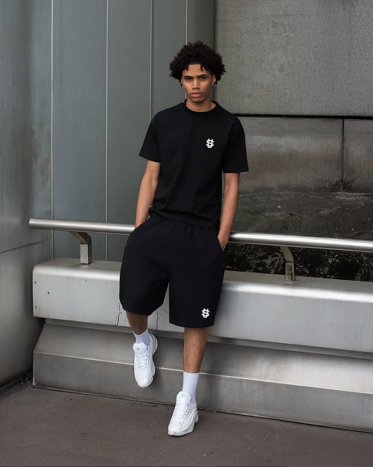 Men's Fashion Short-sleeved T-shirts Summer Slim-fit Pure Cotton Printed T-shirts Trendy Casual Versatile Tops