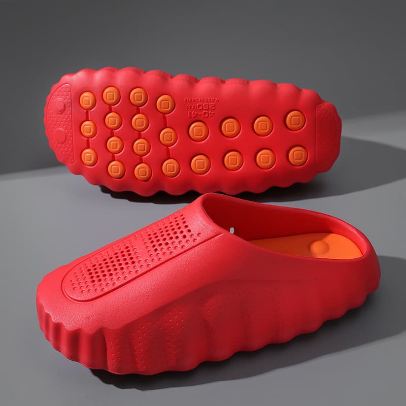 Men's Plus Size Sports Slippers Closed Toe Slip-On Clogs Outdoor Wear For Men And Women Summer Style Mind 001