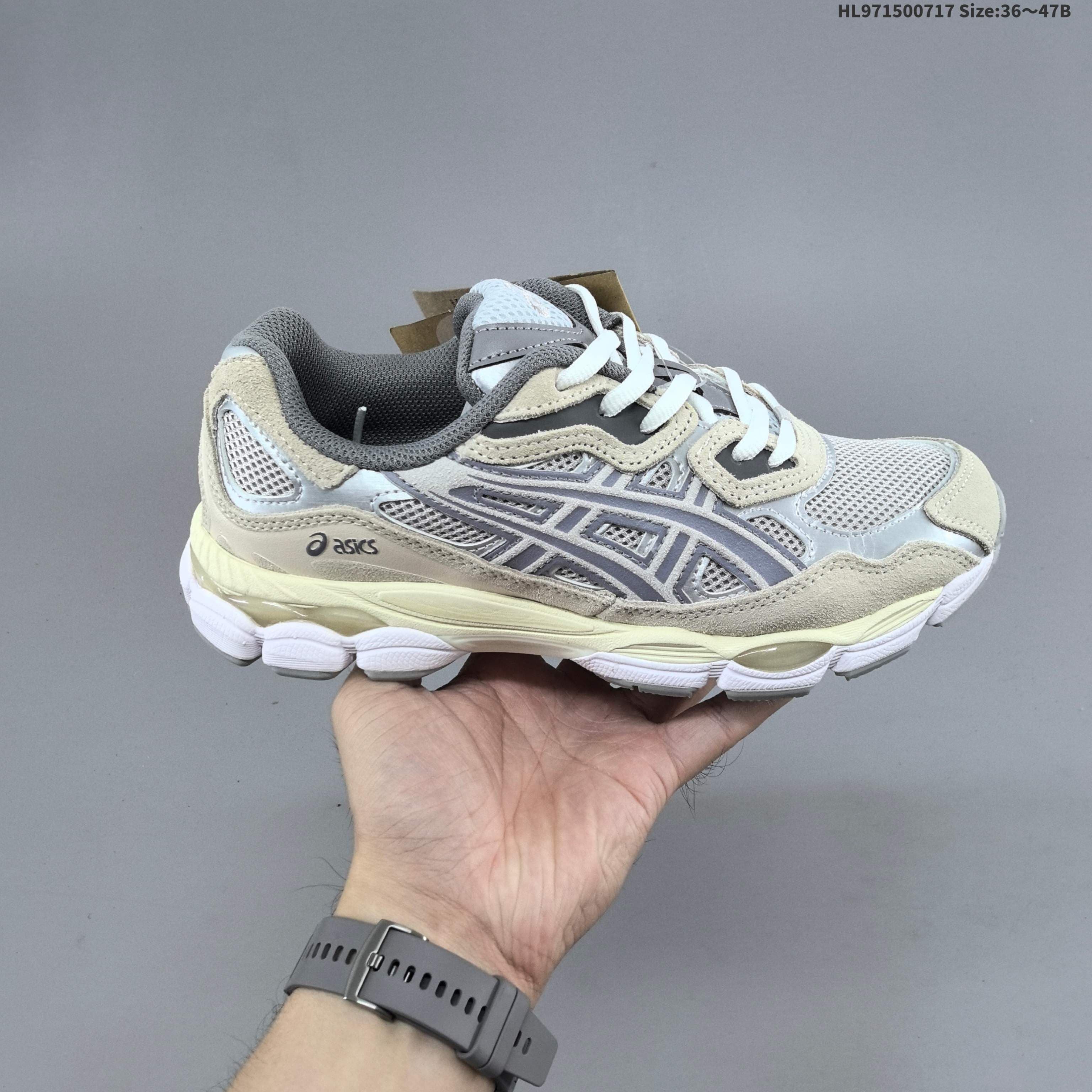 Chaussures de running Asics NYC Gels NYC Sneakers Cream Solar Power Pure Sier Outdoor Sneakers Sports Athleisure Trainers Fashion Daily Outfit