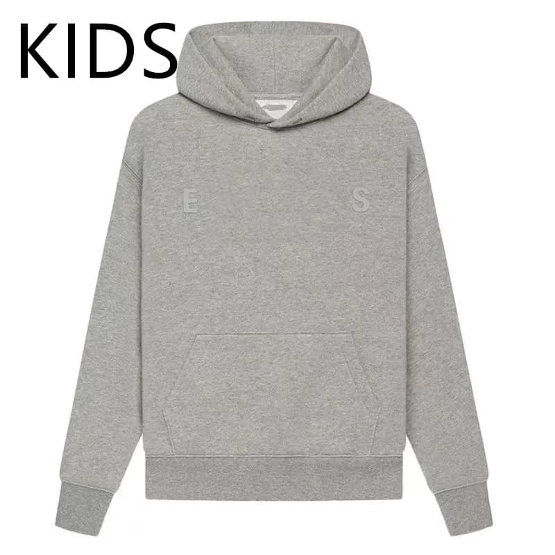 Sweat à capuche essentiel pour enfants, garçons et filles, pantalon oversize ample, classique, floqué, à enfiler avec lettres 3D, style skate ou