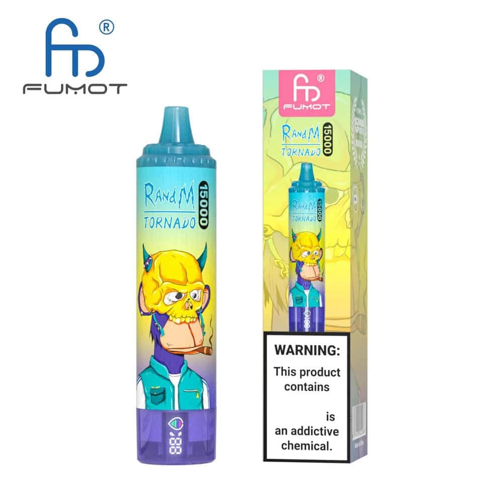 Cigarette électronique jetable 15 000 bouffées avec e-liquide 20 ml, RandM Tornado 15 000 bouffées, cigarette électronique rechargeable pour u