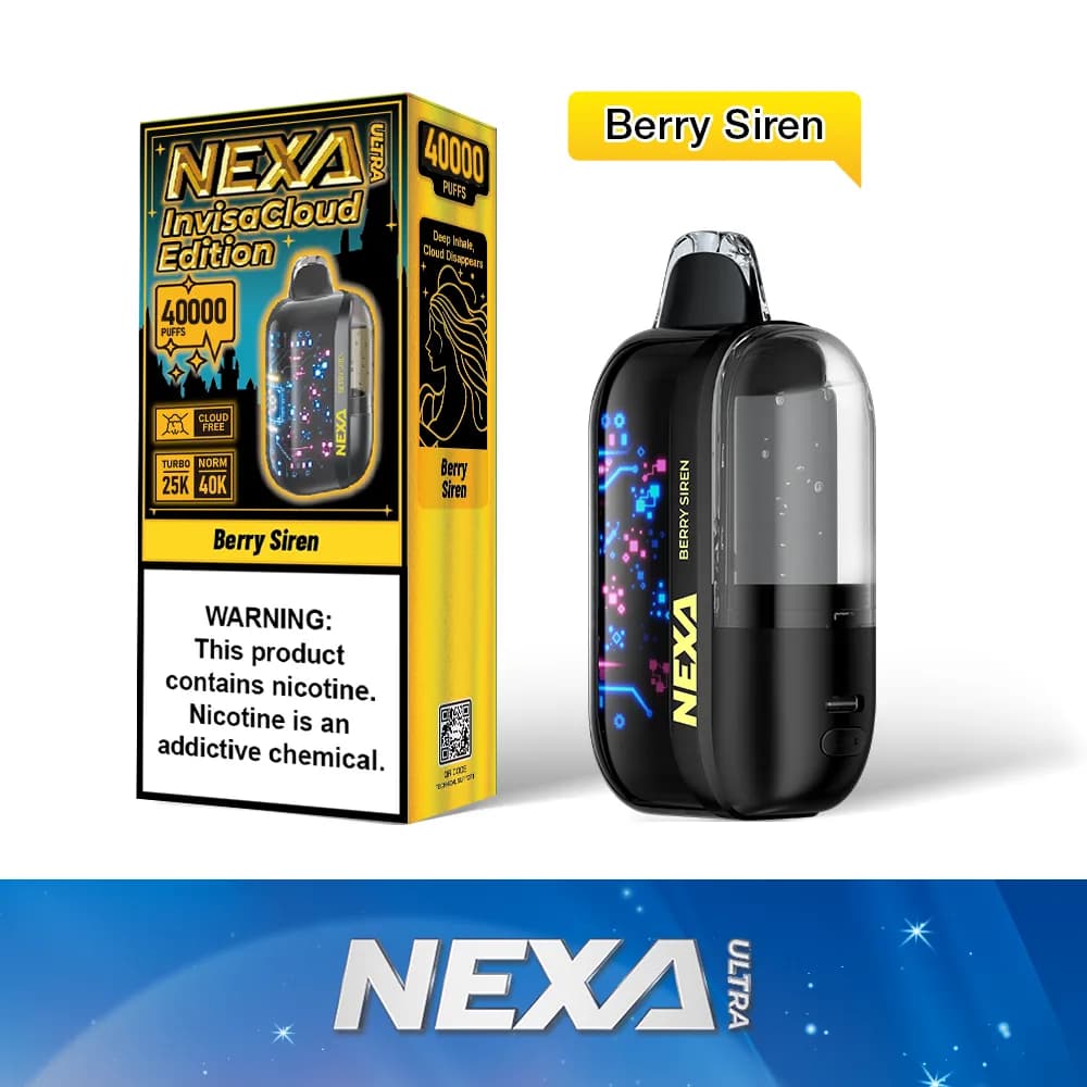 Kit de vape jetable Nexa Ultra 40K (800 mAh, 20 ml, 40 000 bouffées) (entrepôt UE)
