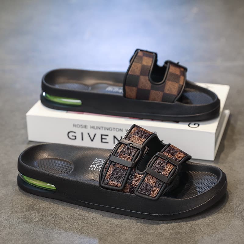 Men's Flip Flops, Haken Bear, Presbyopia, Large Size Adjustable, Summer High-end Single Line Slipper
