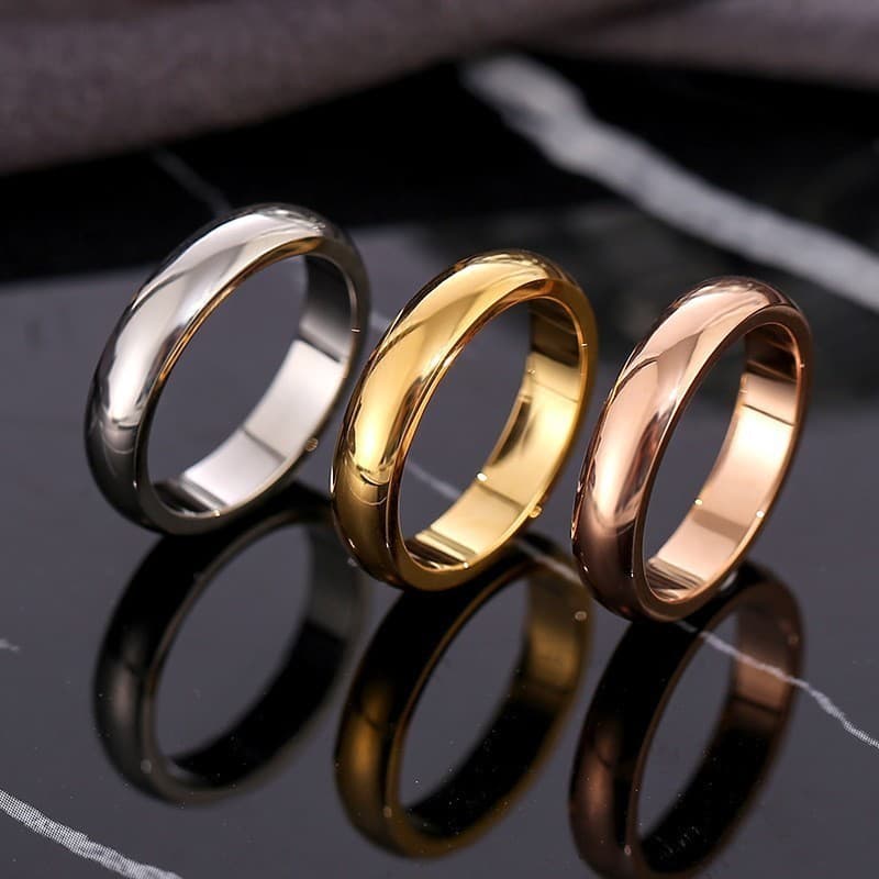 Men's Simple Single, Plain Trendy Men's Niche, Tail Ring, Women's Couple Jewelry