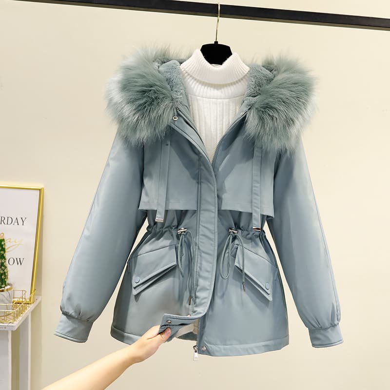 Women's winter new snow coat Joker women's cotton-padded loose coat jacket