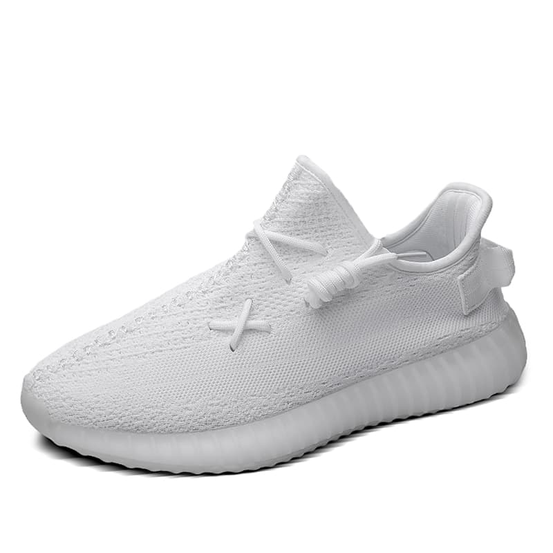 Chaussures de couple pour hommes 350 véritables semelles en pop-corn, chaussures de sport légères, chaussures de course décontractées et souples
