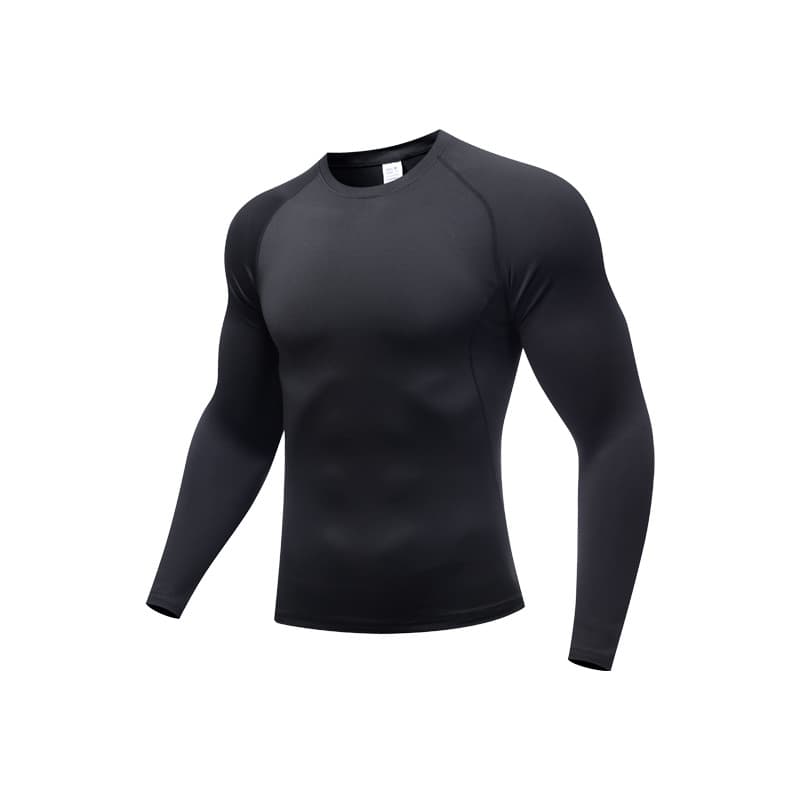 Men's clothing High elastic sports tights men long sleeve short sleeve quick drying T-shirt running fitness pants