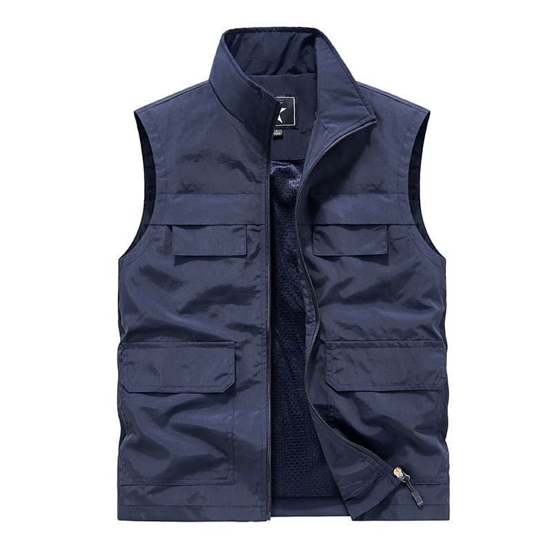 Men's Utility Vest With Multiple Pockets – Lightweight Waterproof Photography Jacket For Outdoor & Casual Wear (S-6xl)
