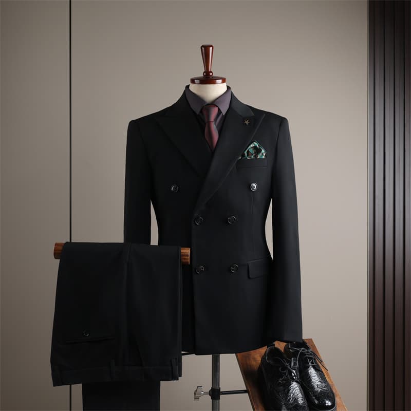 Men's Clothing Business Suit Jacket Black Slim Professional Formal Wear Men's Groom Wedding Dress