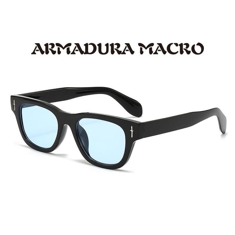 Fashion sunglasses square frame retro casual sunglasses ins style street shooting anti ultraviolet