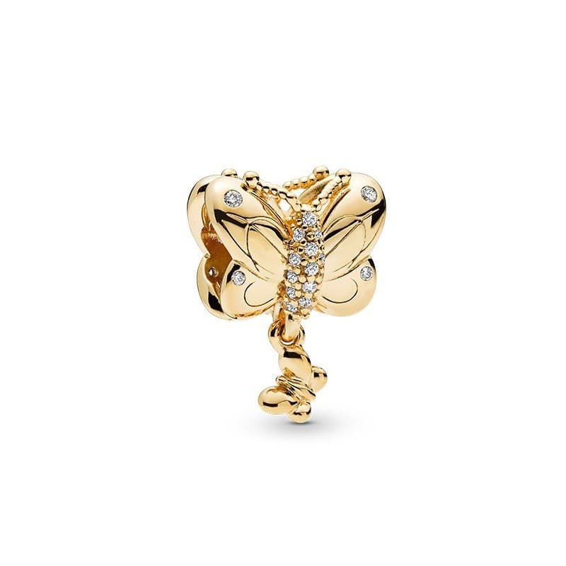 Pan's Gold Color Fixed Clasp Crown Bead DIY Accessories Pendant