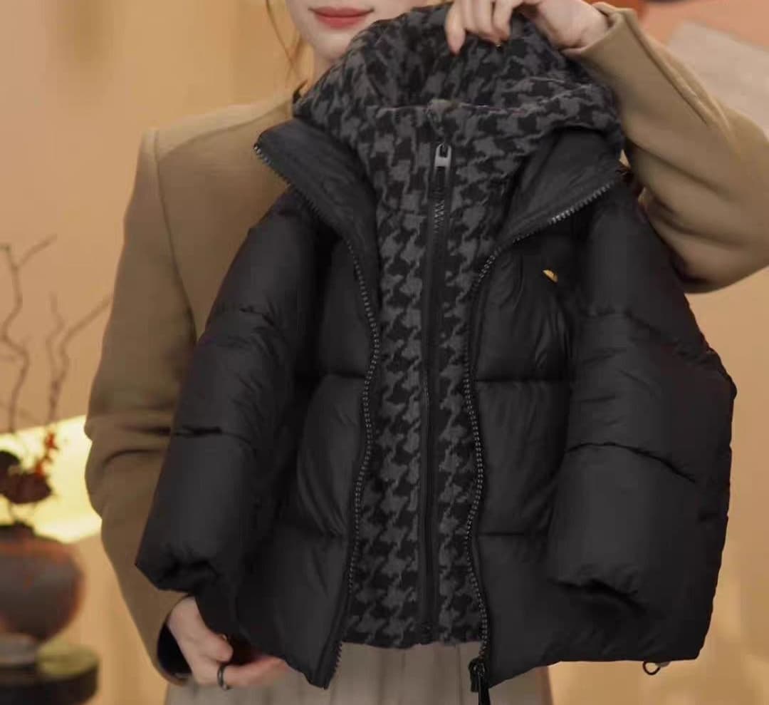 Boys' Cotton-padded Coat 2025 New Fake Two-piece Cotton Jacket