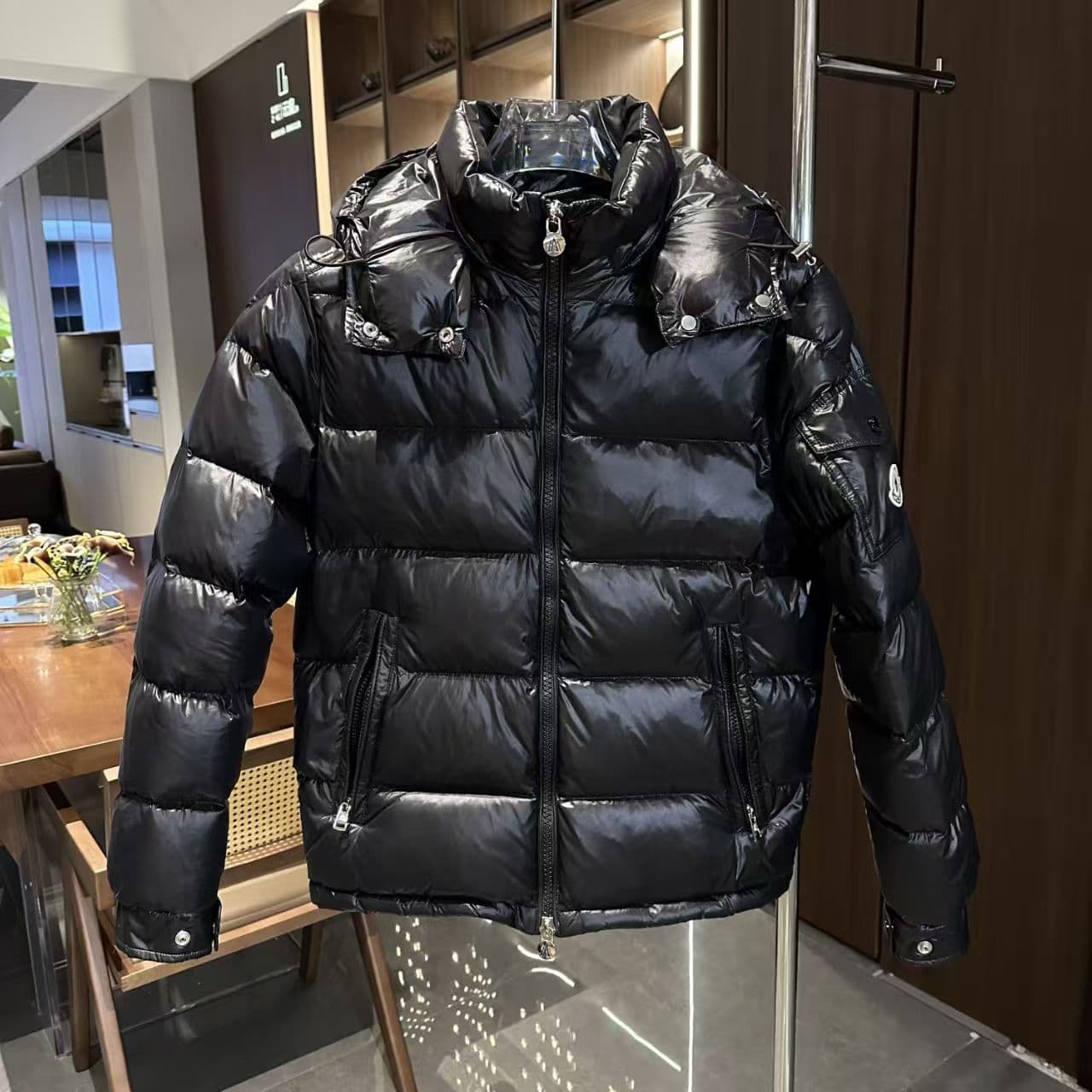 2025 Nouvelle Mengjia NFC Version Correcte Hiver Doudoune En Coton Hommes Et Femmes Même Style Veste À Capuche Chaude Transfrontalière