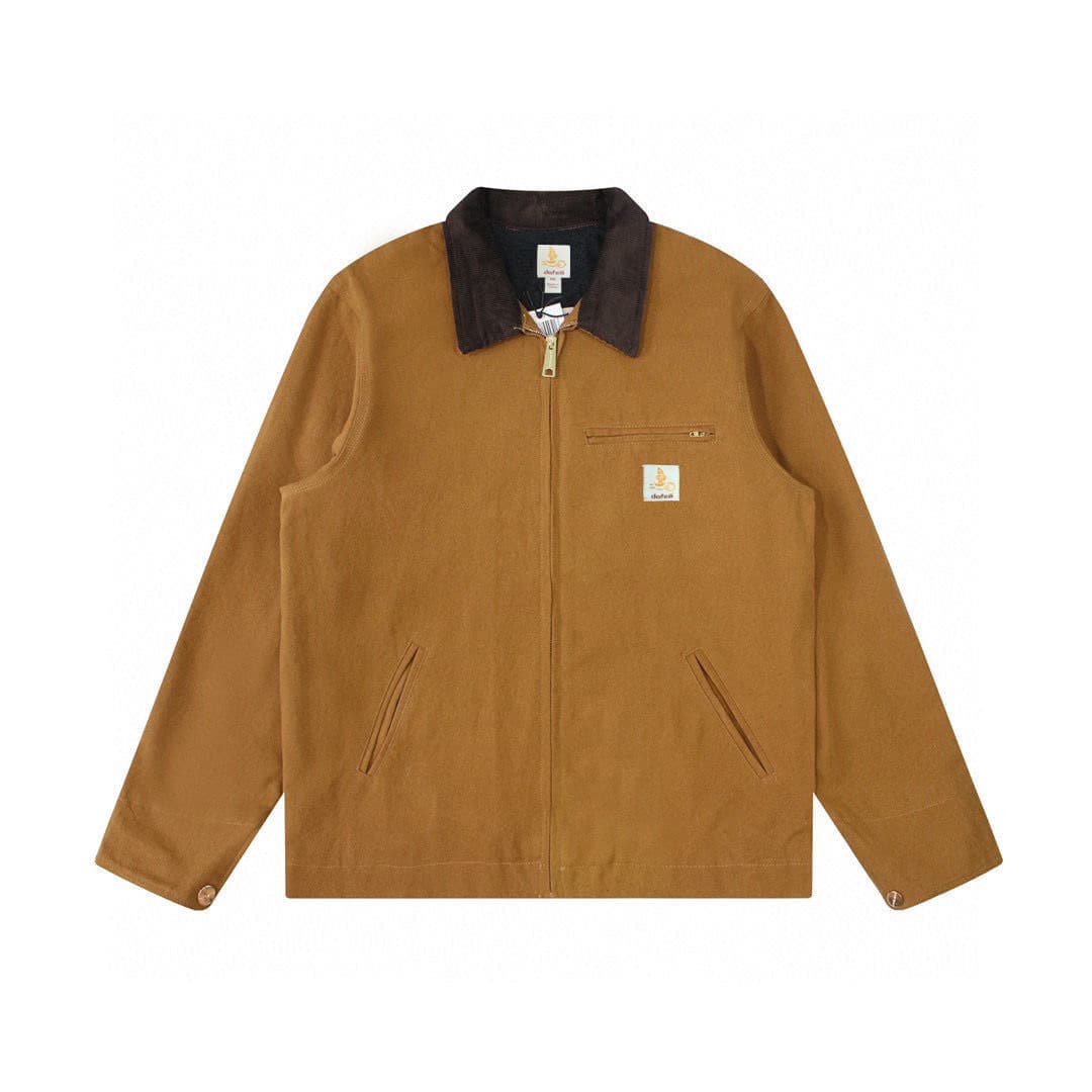 Men's Vintage Detroit Jacket - Lightweight Cotton Workwear Coat With Classic Collar & Utility Pockets (S-XXL)​