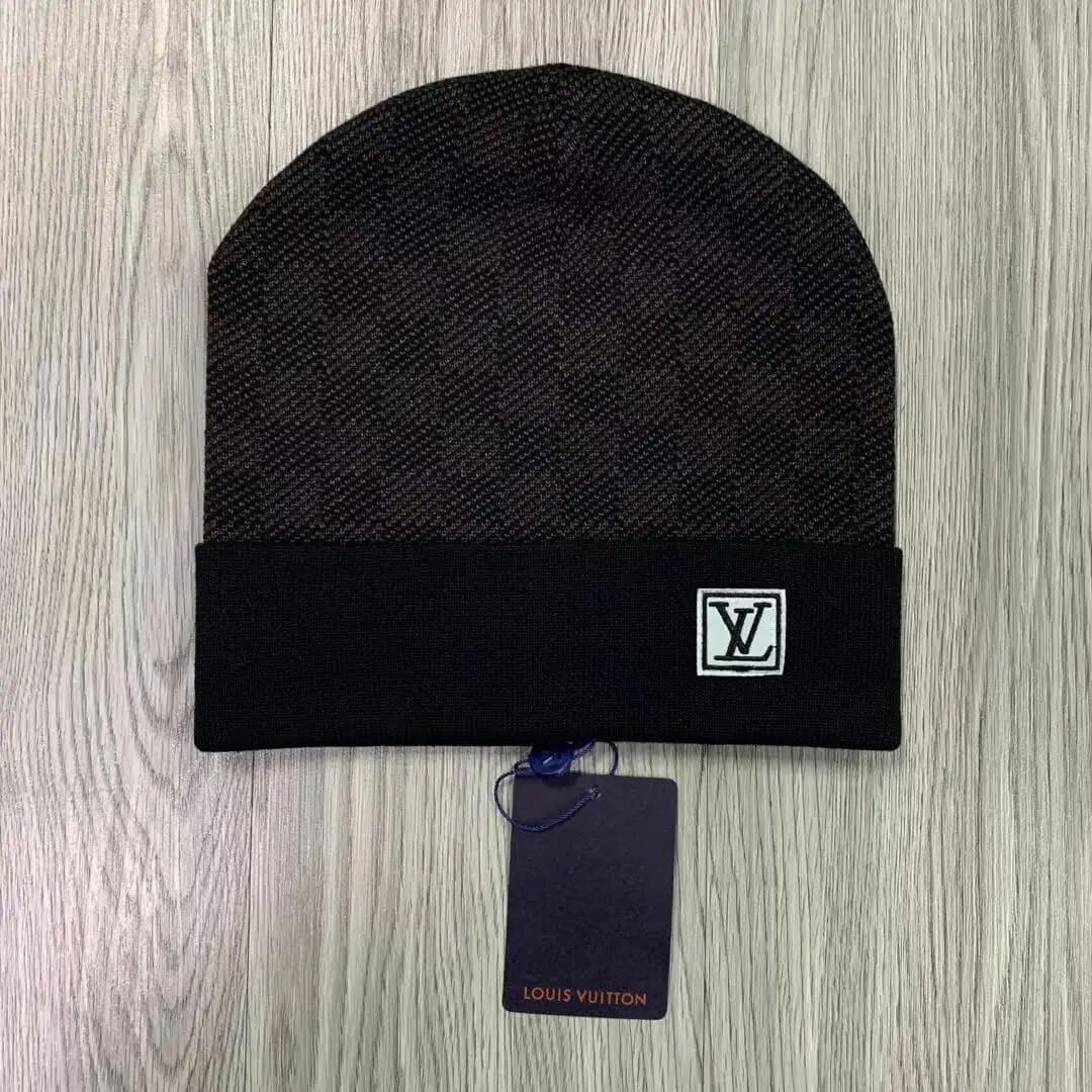 Ensemble classique d'hiver de qualité supérieure avec chapeau en laine, écharpe, ensemble pour hommes et femmes, ensemble tricoté en laine à la