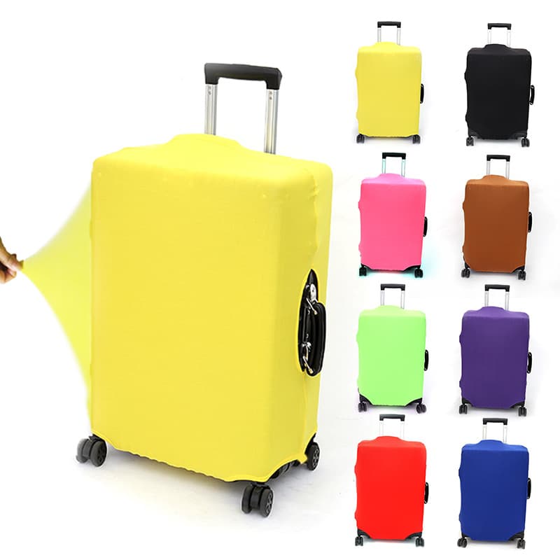 Spot Manufacturers Luggage Cover Trolley Case Cover Travel Suitcase Cover Dustproof Thickened High Elastic Cloth Luggage Case Protective Cover