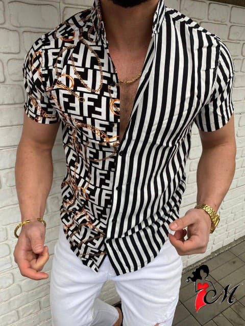 Chemise hawaïenne à manches courtes pour homme PQ Summer New