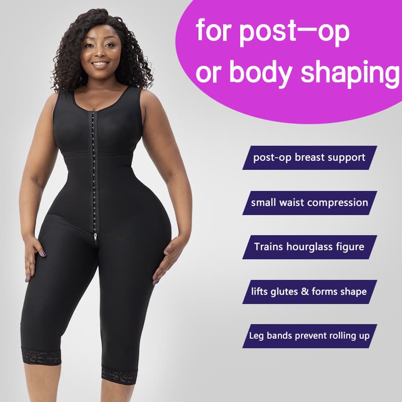 Underwear Toning jumpsuit waist waist lift hip chest plastic thigh zipper