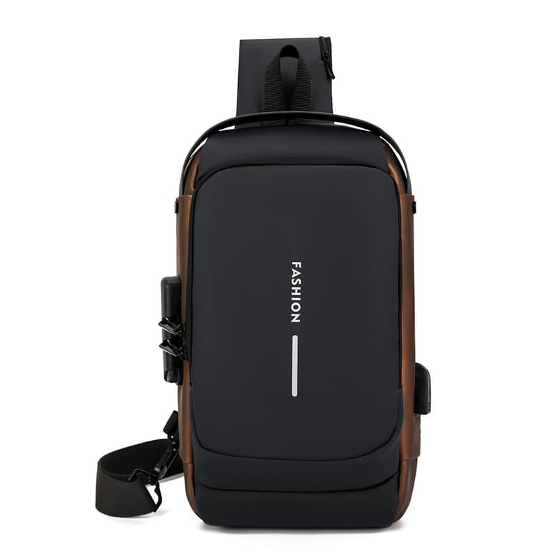 Cross border good quality chest bag men's casual shoulder bag crossbody backpack waist bag business travel crossbody bag wholesale