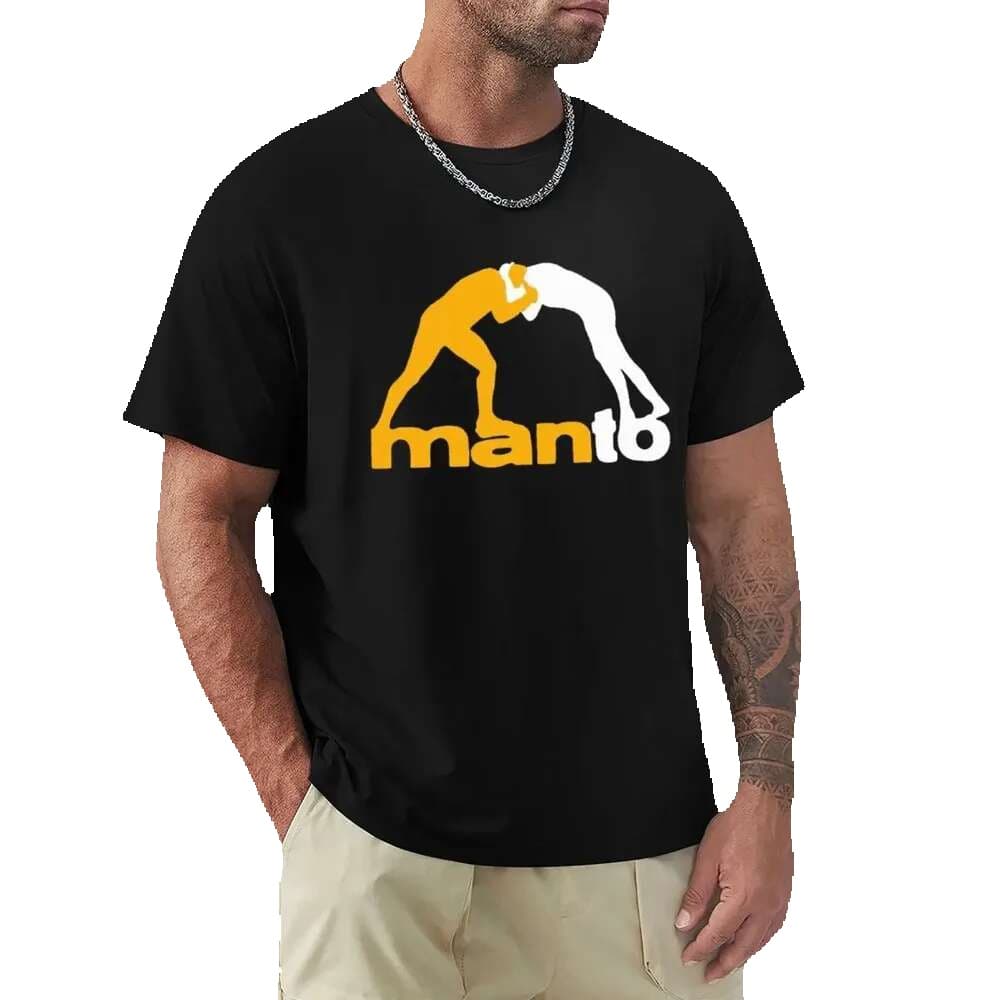 New MANTO Brazilian Jiu Jitsu T Shirt Haruku Short Sleeve T-shirt Polyester Graphics Tshirt Tops