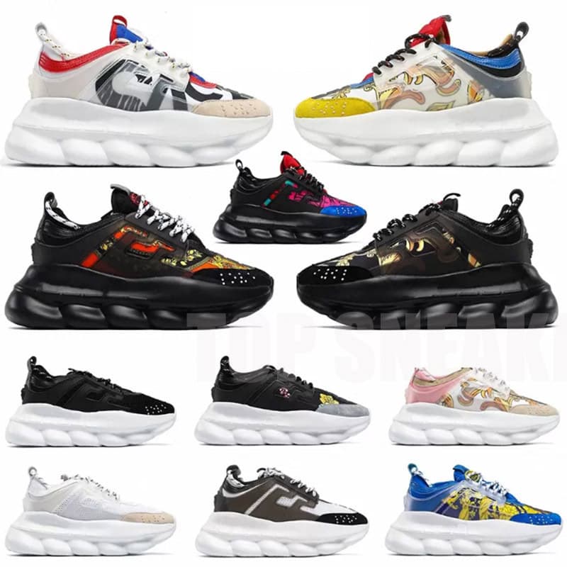2020 Chain Casual Sports Dad Shoes, Thick Soled High Rise Men's And Women's Shoes