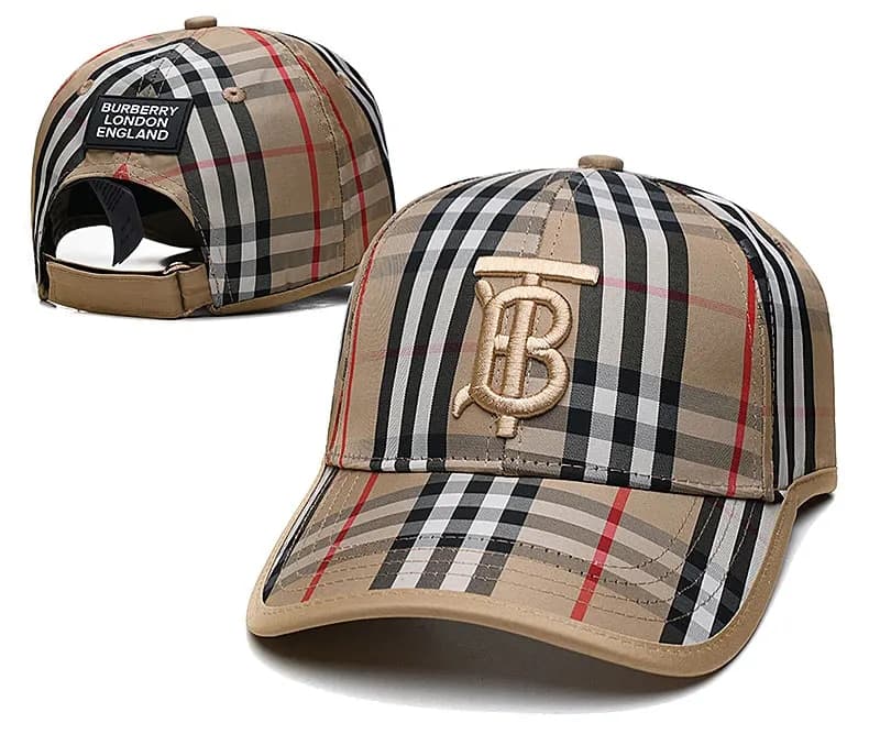 Casquette de baseball à imprimé écossais pour un style preppy