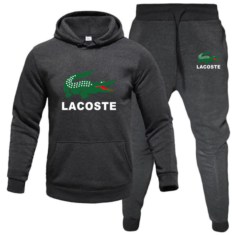 2024 Nouvel ensemble de sport imprimé pour hommes Mode sweat à capuche + pantalon de sport pour hommes Sweat à capuche deux pièces Ensemble de lo