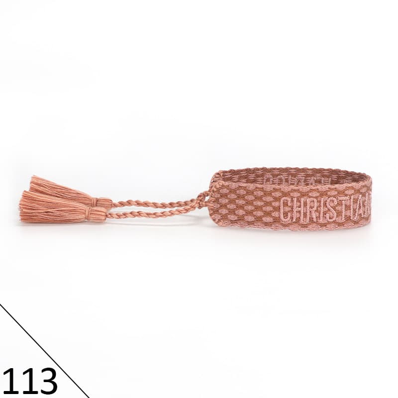 Bracelet unisexe tendance avec lettres tressées