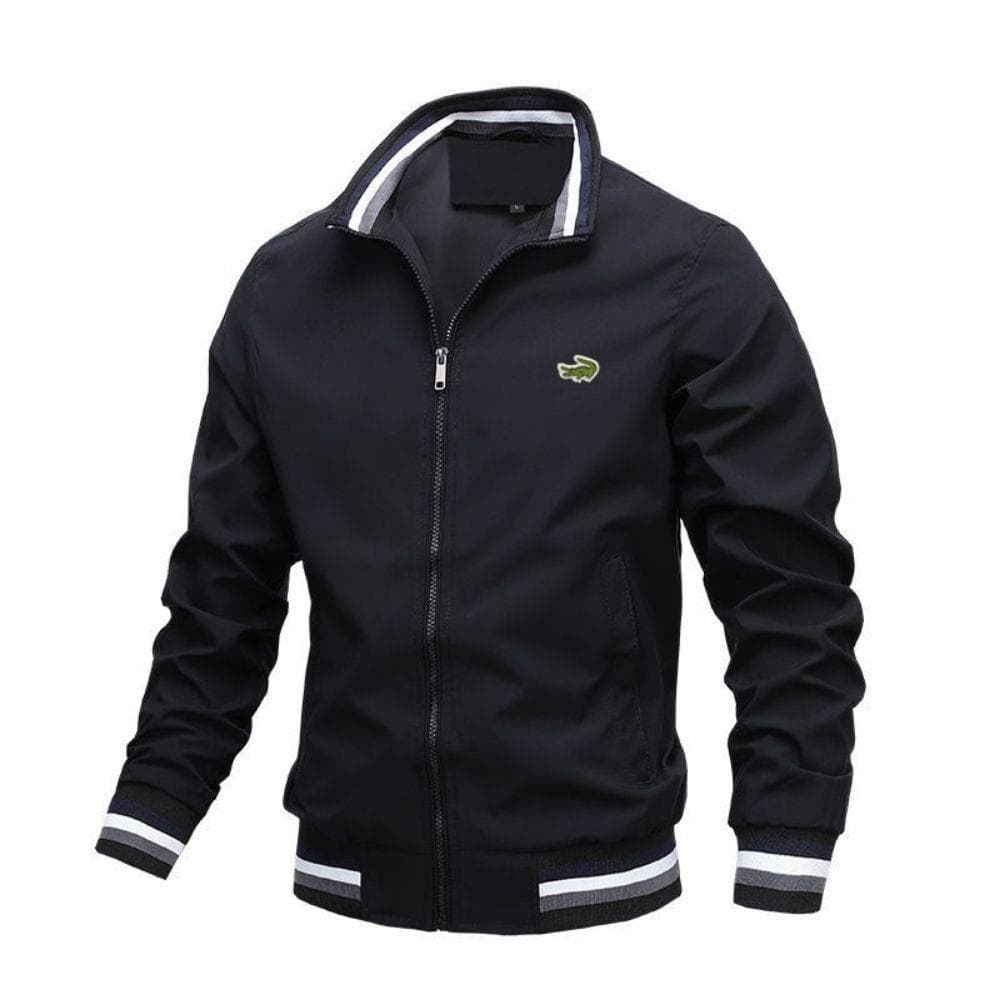 Veste cardigan de couleur unie pour homme, veste de pilote décontractée, uniforme de baseball