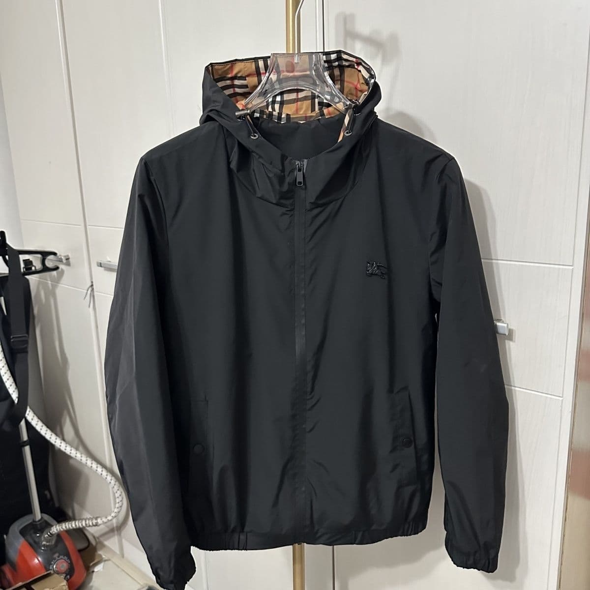 Veste à capuche décontractée et ajustée pour homme, nouvelle collection printemps-automne 2024, tendance et double face
