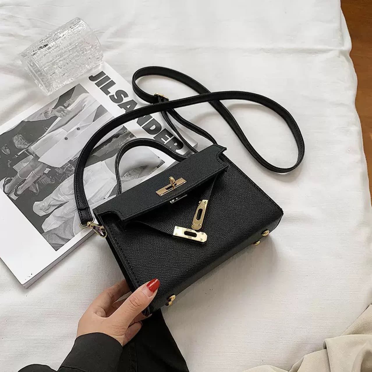 Cross-border Small For Women 2025 New Trendy Women's Kelly Korean Style Shoulder Fashion Handbag Crossbody Bag