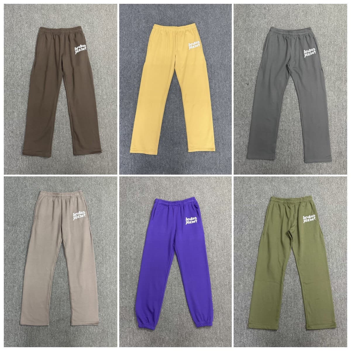 Men's Clothing Broken planet trend broken planet foam letter print high street men and women loose casual pants